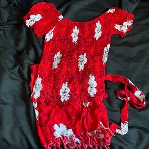 Hawaiian style outfit